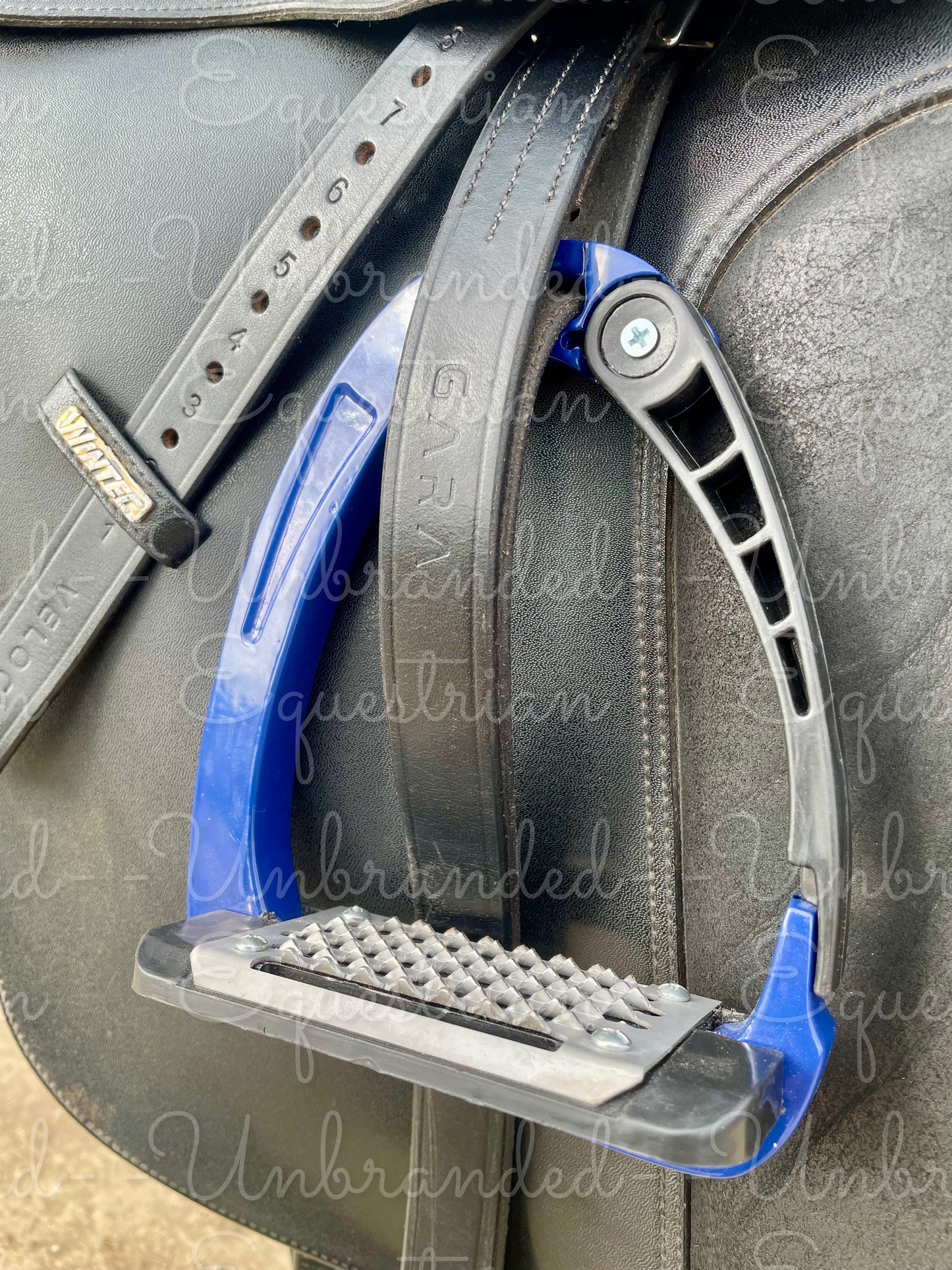 Blue Adult Safety Stirrups